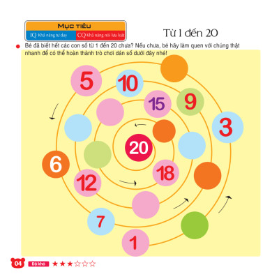208 Miếng Dán Hình Thông Minh - IQ-EQ-CQ: Chơi Cùng Các Con Số