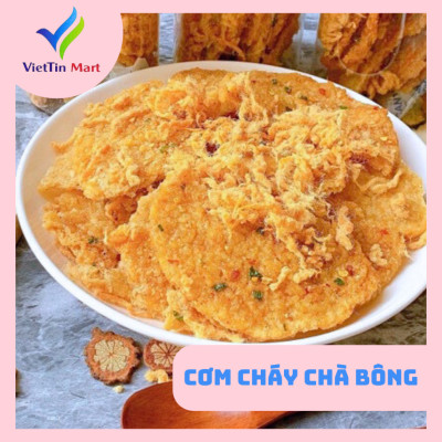 Cơm cháy mắm hành mix chà bông Viettin Mart 500G