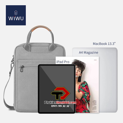 Túi đeo chống sốc cho iPad Pro 11 inch, 12.9 inch, 10.2 inch, 9.7 inch chính hãng WiWU Pioneer 12.9″ inch - Hàng chính hãng