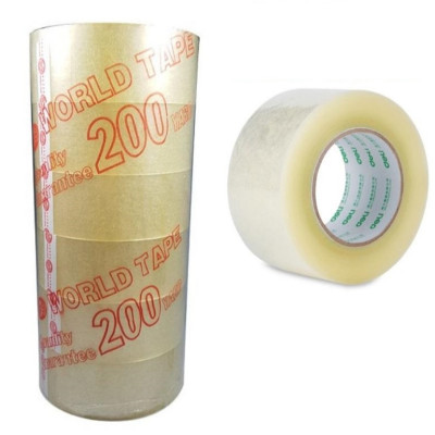 [XẢ KHO] Băng keo trong (1 cuộn), băng dính. Cuộn 200 yard, bản 4,8 cm hàng loại tốt, keo bảo đảm