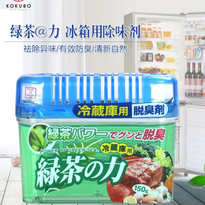 Hộp Khử Mùi Tủ Lạnh Hương Trà Xanh Kobini Nhật Bản (150g)