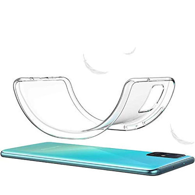 Ốp lưng silicon dẻo trong suốt mỏng 0.6mm cho Samsung Galaxy M51 hiệu Ultra Thin độ trong tuyệt đối chống trầy xước - Hàng nhập khẩu
