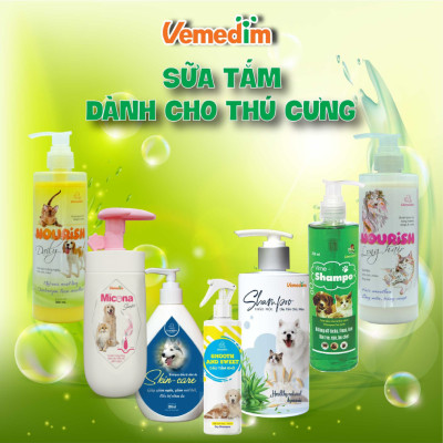 Vemedim Canine milk sữa bột bổ sung protein và calcium cho chó, an toàn khỏe mạnh, gói 100g 