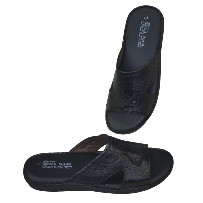 Dép Nam Quai Ngang HÀ NAM Da Bò Thật Cao Cấp DNA2122