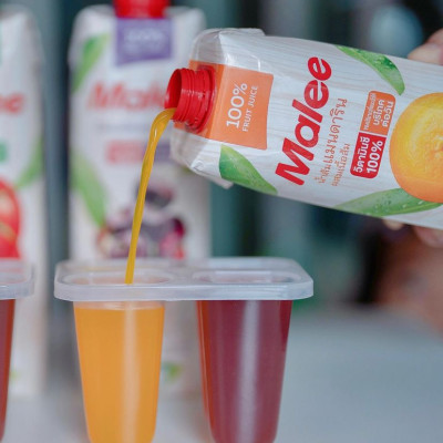 Nước Ép Quýt Với Tép Cam Malee 1L - Nhập Khẩu Thái Lan | Malee 100% Mandarin Orange Juice with Orange Pulp 1L