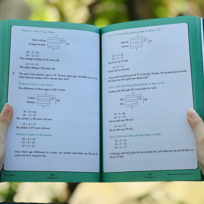 Combo sách Đánh thức tài năng toán học 3 và 50 thủ thuật toán ( 2 cuốn ), sách kiến thức toán học lớp 3 lớp 4 - Hiệu sách Genbooks