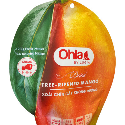 Xoài chín cây không đường Ohla( túi trái xoài)_200g