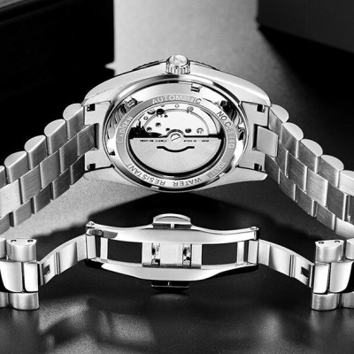 Đồng Hồ Nam Cadisen C8214M3 Chính Hãng Full Box Chống Nước Kính Chống Xước Dây Thép BH 2 Năm Máy Cơ