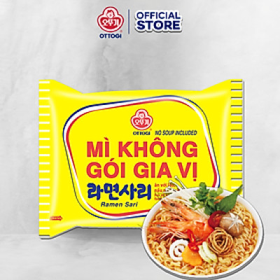 Combo 6 gói Mì Không Gói Gia Vị Ottogi 110G