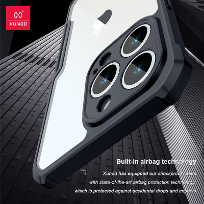 Ốp lưng cho iPhone 15, iPhone 15 Plus, iPhone 15 Pro, iPhone 15 Pro Max hiệu XUNDD trong viền màu chống ố, chống sốc cao cấp - Hàng chính hãng.