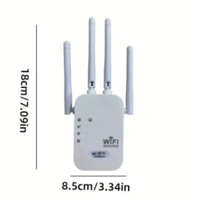 Kích sóng Wifi 4 râu tốc độ cao 300mpbs 2.4G Mở rộng vùng phủ sóng, cải thiện tốc độ mạng wifi ngôi nhà bạn - Hàng chính hãng/Hàng nhập khẩu