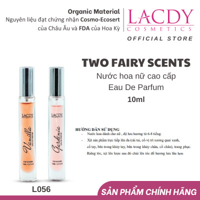 Bộ kit nước hoa nữ hương Vani và Dành Dành 2 FAIRY SCENTS  L056 (10ml x 10ml)