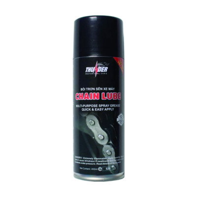Bộ Combo bảo dưỡng sên Thunder 400ml, rửa sên TS-40 450ml tặng kèm bản chải chà sên