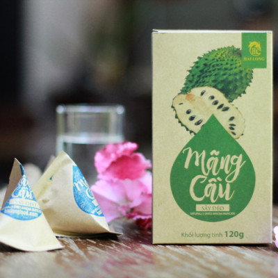 Combo Mứt Xoài Sấy Dẻo Hải Long (120g) + Mãng Cầu Sấy Dẻo Hải Long (120g)
